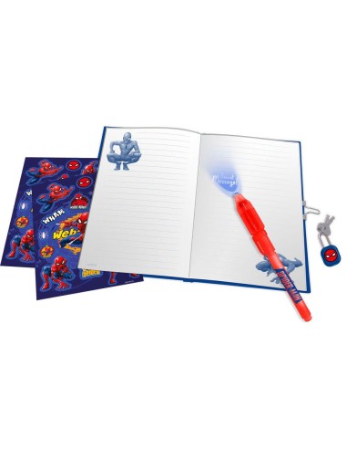 Diario boligrafo magico Spiderman