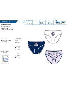 Pack 3 Braguitas Stitch XH80052.E00 2