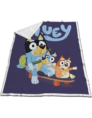 Manta sherpa Bluey 120x150cm 055