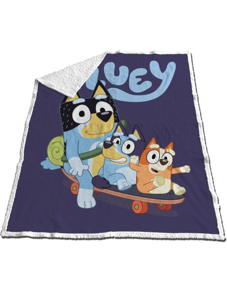 Manta sherpa Bluey 120x150cm 055