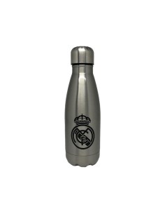 Botella Cantimplora Plateada Acero Inoxidable Real Madrid...