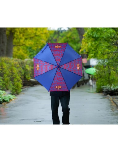 Paraguas FC Barcelona automático poliester48cm 502