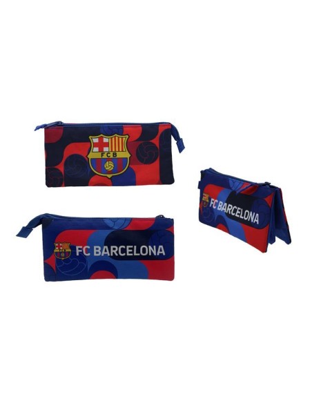 Set papeleria FC Barcelona con Portatodo Triple
