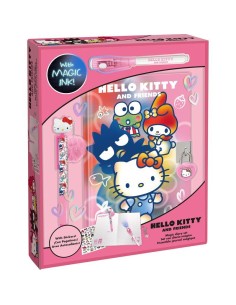 Diario + boligrafo magico + boligrafo topper Hello Kitty
