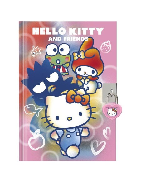 Diario + boligrafo magico + boligrafo topper Hello Kitty
