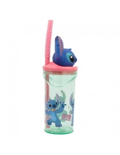 Vaso figurita 3d 360ml Stitch