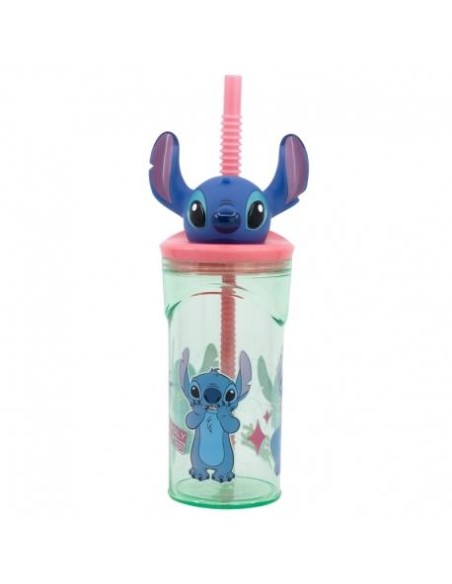 Vaso figurita 3d 360ml Stitch