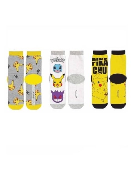 Calcetín Pokemon pack 3