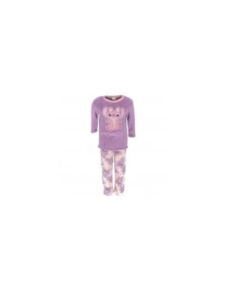 Pijama ml Stitch coralina morado