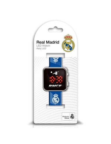 Reloj cuad digital led  Real Madrid marino