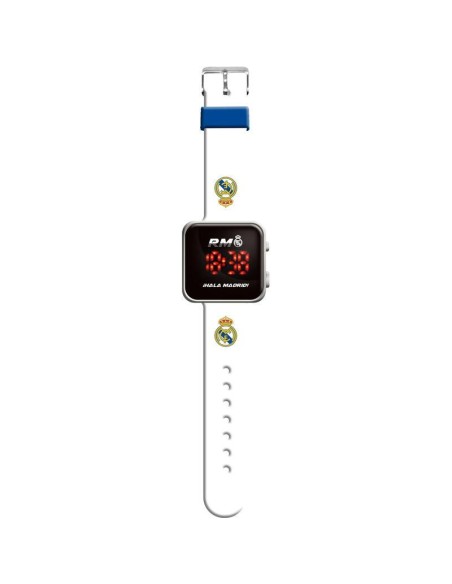 Reloj digital led Real Madrid blanco