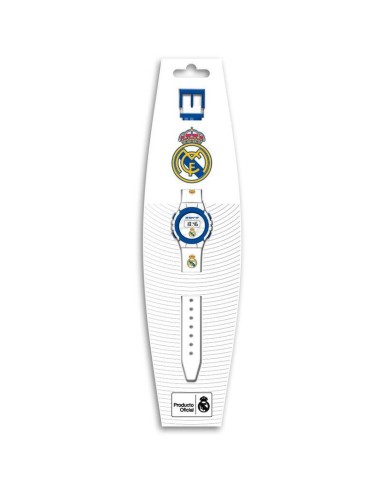 Reloj red digital Real Madrid blanco