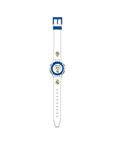 Reloj red digital Real Madrid blanco