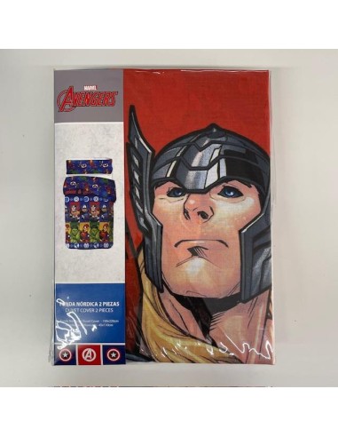 Funda nórdica Vengadores cama 90