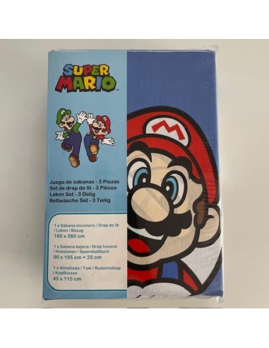 Juego sabanas Super Mario Bros 90cm