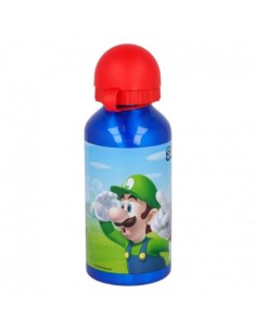 Cantimplora aluminio 400ml Super Mario 