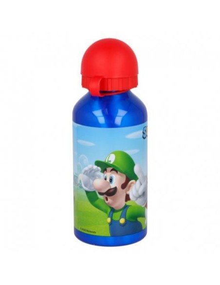 Cantimplora aluminio 400ml Super Mario 