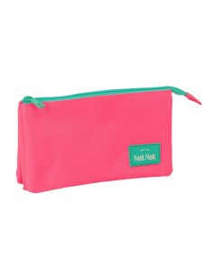 Portatodo triple rosa fluor