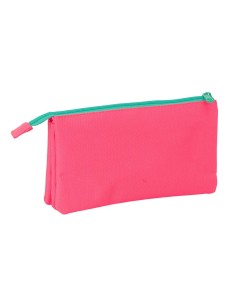 Portatodo triple rosa fluor 2