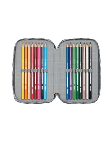 Plumier triple Real Madrid 28pzs 3ª equipación...