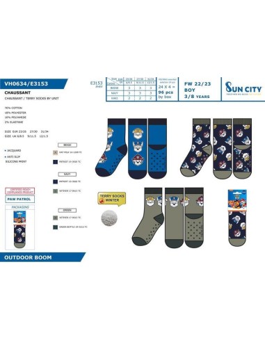 Calcetínes antideslizantes (un par) Patrulla...