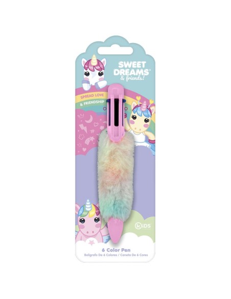 Bolígrafo 6 colores unicornios Sweet dreams