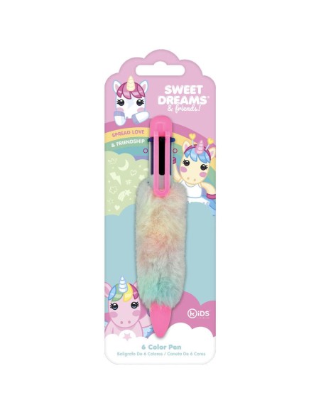 Bolígrafo 6 colores unicornios Sweet dreams