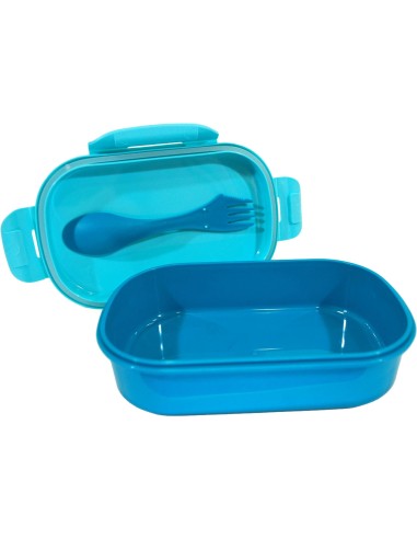 Sandwichera rectangular con cubierto de Vengadores