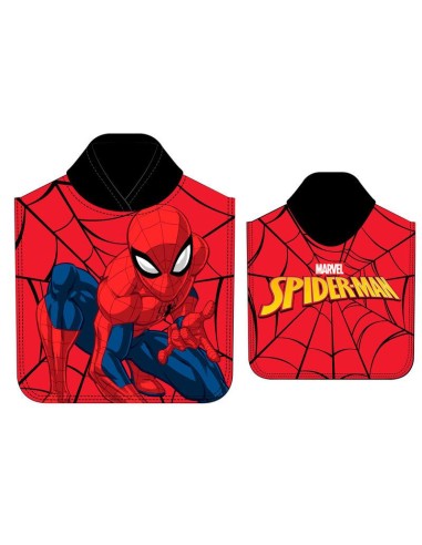 Poncho toalla Spiderman microfibra 1378