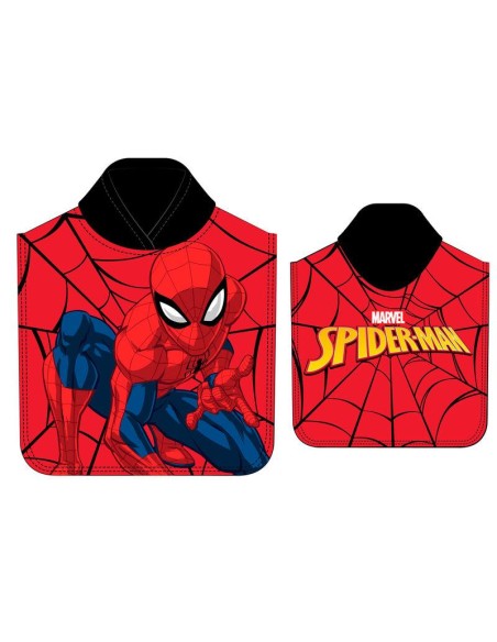 Poncho toalla Spiderman microfibra 1378