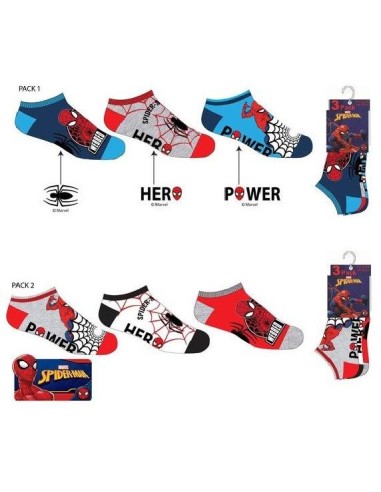 Calcetines Spiderman Pack de 3 UE0615 V21