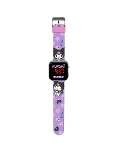 Reloj cuad digital led Kuromi Hello Kitty