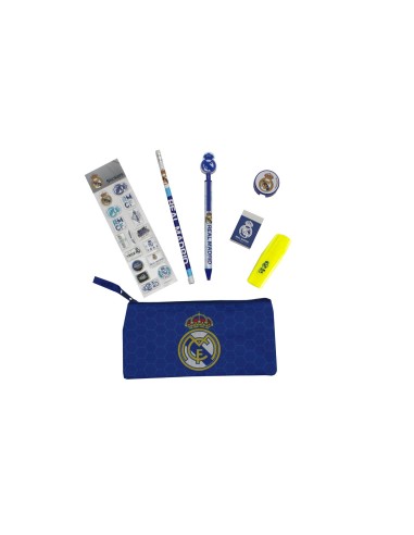 Set de papelería Madrid con pegatinas