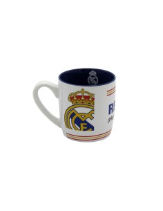 Taza Real Madrid 330ml cerámica azul bicolor en caja