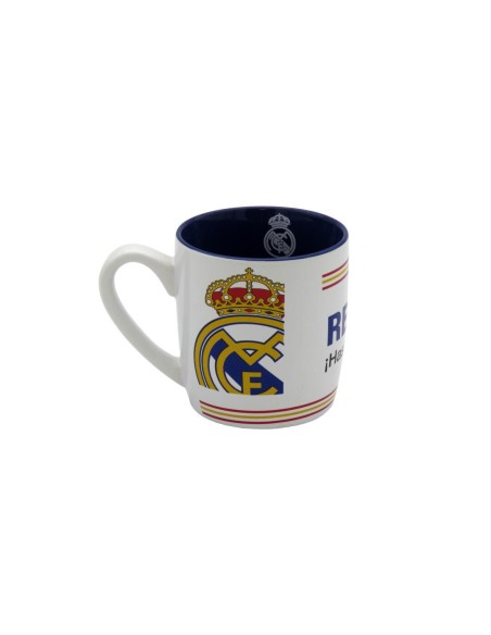 Taza Real Madrid 380ml cerámica azul bicolor en caja