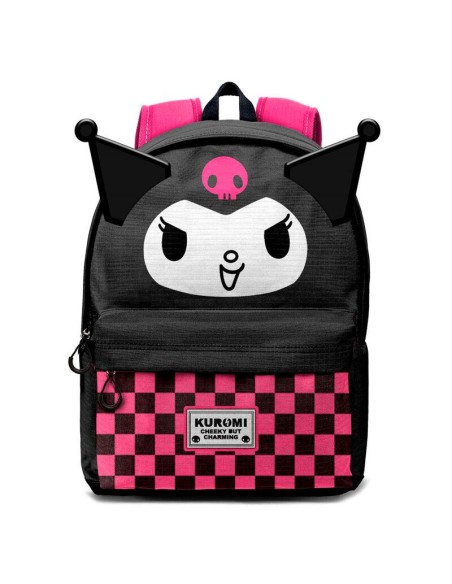 Mochila 44cm Kuromi Hello Kitty 