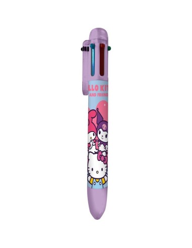 Boligrafo 6 colores Hello Kitty and Friends