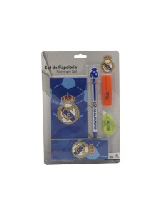 Set papeleria Real Madrid con Block de Notas