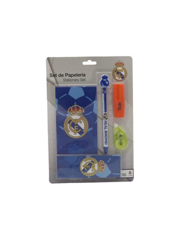 Set papeleria Real Madrid con Block de Notas