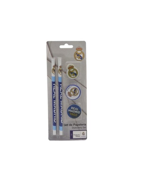 Set papeleria Real Madrid 5 piezas