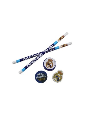 Set papeleria Real Madrid 5 piezas