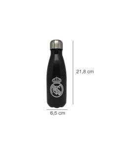 Botella Cantimplora negro Acero Inoxidable Real Madrid...