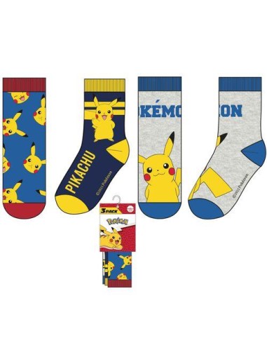 Calcetínes Pokemon Pack de 3 HU5725