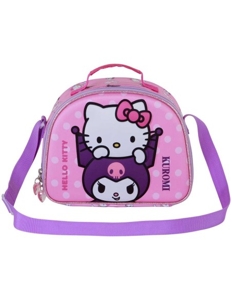 Bolsa portameriendas Hello Kitty Kuromi 3d 