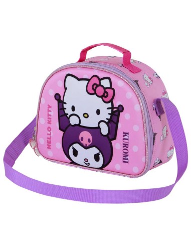 Bolsa portameriendas Hello Kitty Kuromi 3d 