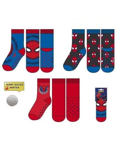Calcetínes antideslizantes (un par) Spiderman...