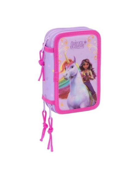 Plumier triple Unicorn academy 37pzs