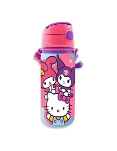 Cantimplora aluminio 600ml asa Hello Kitty and Friends 