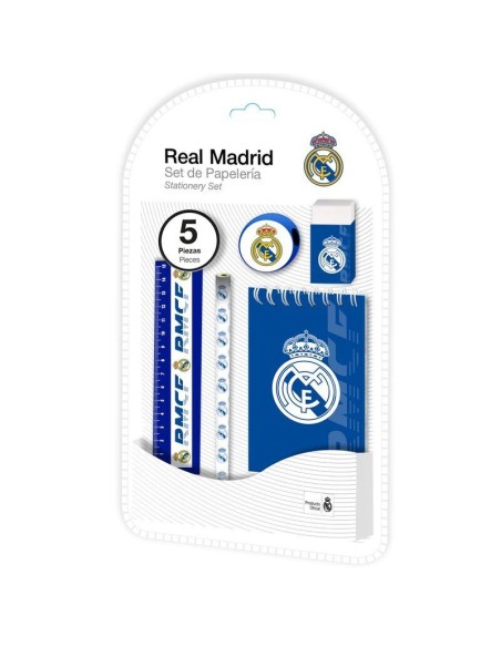 Set papeleria Real Madrid 5 pzas