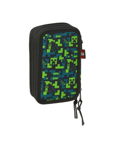 Plumier triple Minecraft 37pzs